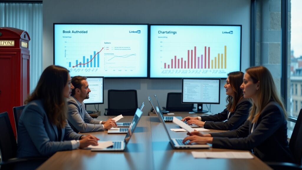 UK sales team using LinkedIn automation tools with improved lead generation and outreach success