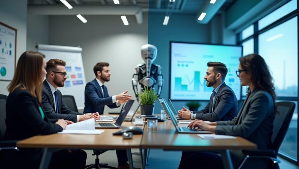 Visual comparison between traditional and AI-driven marketing agencies in the UK, highlighting key differences in tools, workflows, and technology in 2025