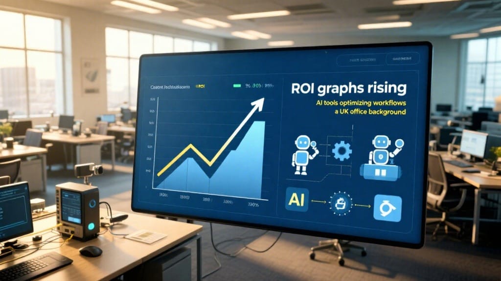 AI tools reducing costs and improving ROI for UK businesses through workflow automation.