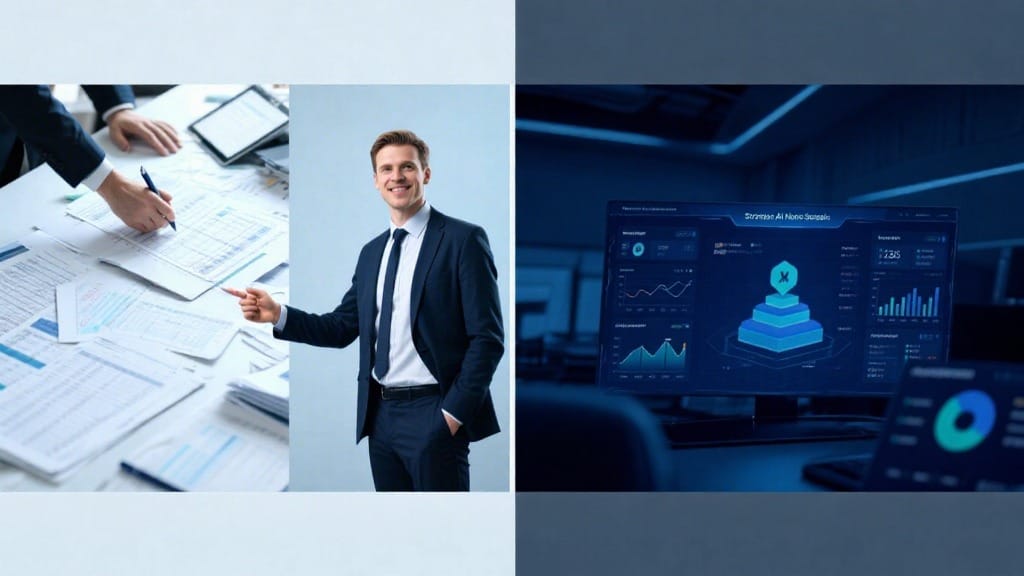 Why Use a Sales Automation Agency in the UK 3 Comparison of manual vs automated sales process showing why UK businesses outsource automation