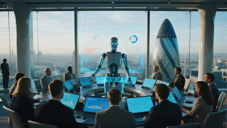 AI-driven SDR automating sales tasks for a London business team with advanced dashboards