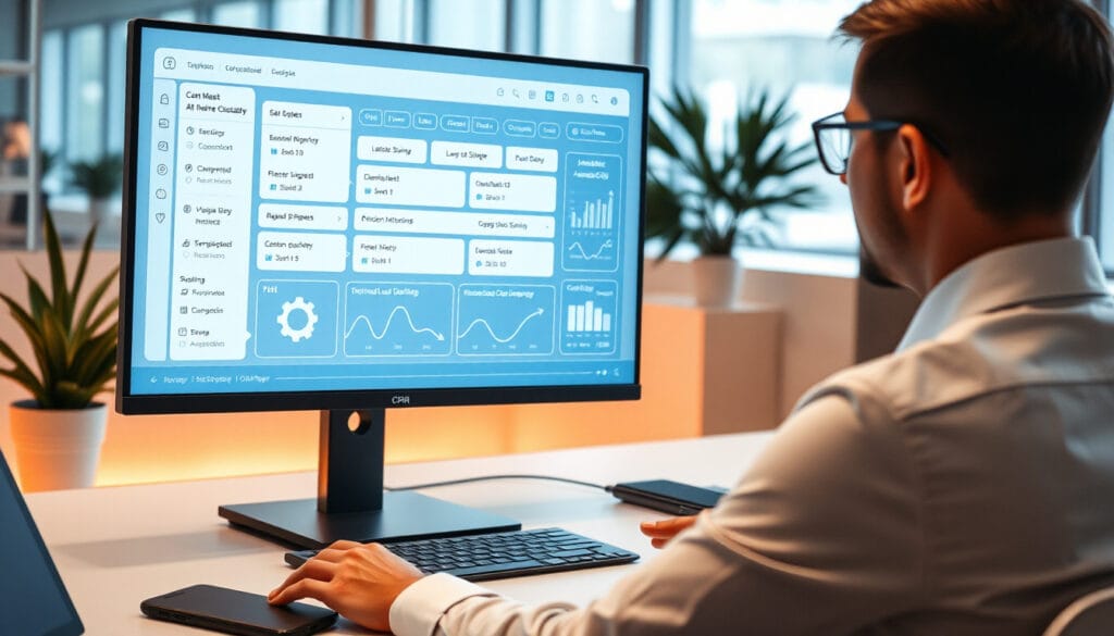 AI SDR agency automating sales tasks in a UK startup using digital CRM tools