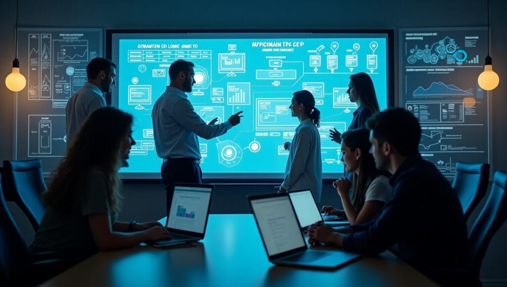 UK marketing team using AI tools to plan and implement automation strategies